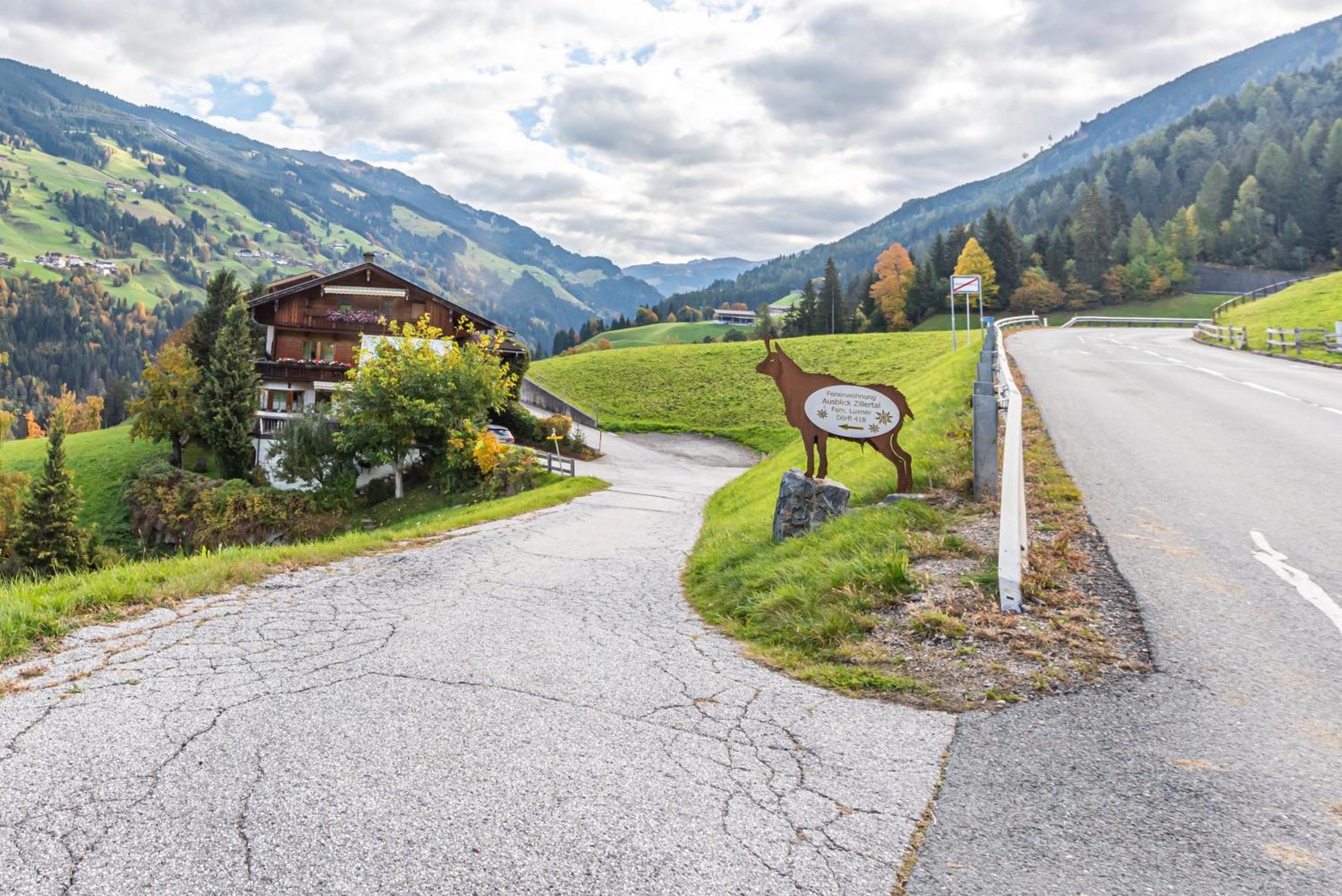 היינצנברג Ferienwohnung Ausblick Zillertal מראה חיצוני תמונה