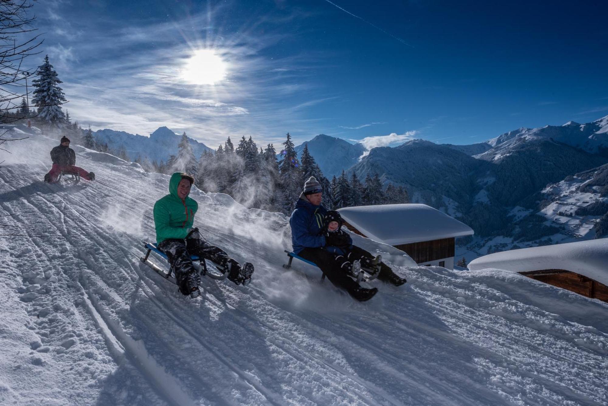 היינצנברג Ferienwohnung Ausblick Zillertal מראה חיצוני תמונה
